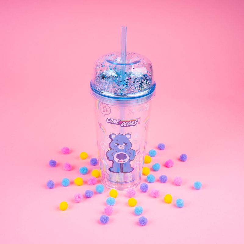 Vaso-de-Plastico-Colecci-n-Care-Bears-de-Doble-Pared-con-pitillo-480-Ml-Azul-7-20136