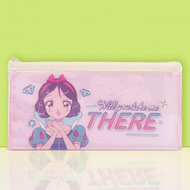 Cartuchera  con Escarcha  Serie Disney Manga Princesas
