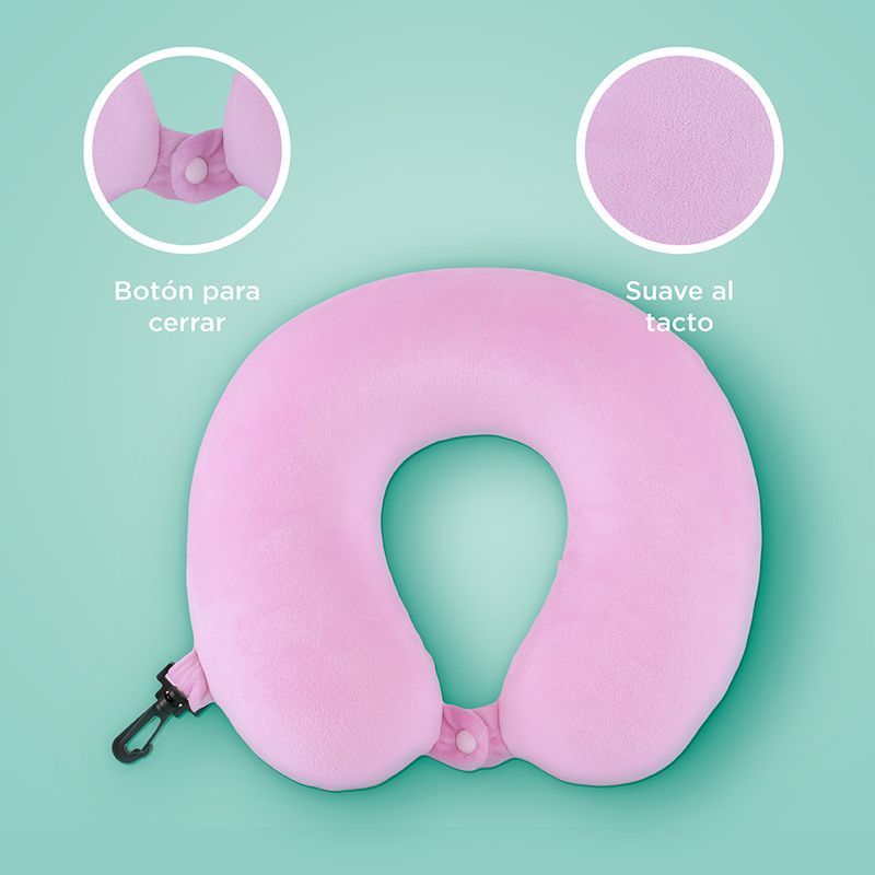 Almohada-de-Viaje-Viscoelastica-para-El-Cuello-Con-Gancho-Purpura-5-20207
