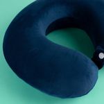 Almohada-de-Viaje-Viscoelastica-para-El-Cuello-Con-Gancho-Azul-Marino-7-20208