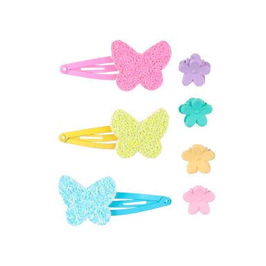 Set de Accesorios para Cabello Miniso Serie Colorful Butterfly 7 Pzas