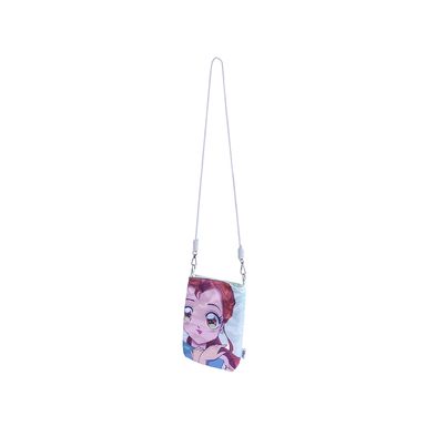 Bolso Porta Celular Satinado Serie Disney Manga Princesas Bella