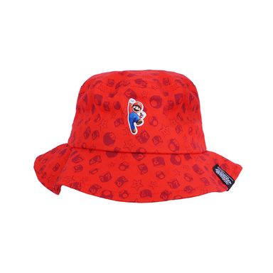 Sombrero Bucket Super Mario Bros Rojo