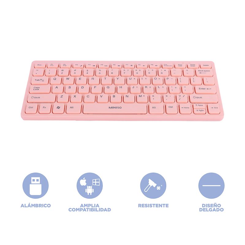 Mini-Teclado-con-Cable-Portatil-Rosa-3-20382