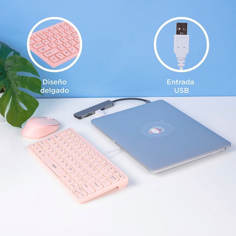 Mini-Teclado-con-Cable-Portatil-Rosa-5-20382
