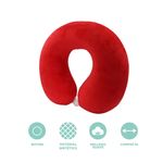 Almohada-de-Viaje-en-Forma-de-U-de-espuma-Rojo-4-20479