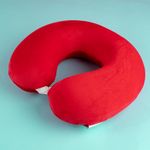 Almohada-de-Viaje-en-Forma-de-U-de-espuma-Rojo-7-20479