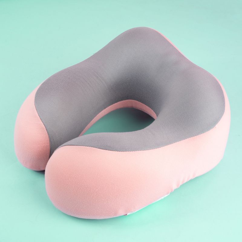 Almohada-de-Viaje-en-Forma-de-U-de-espuma-de-Dos-Colores-Rosa-6-20562