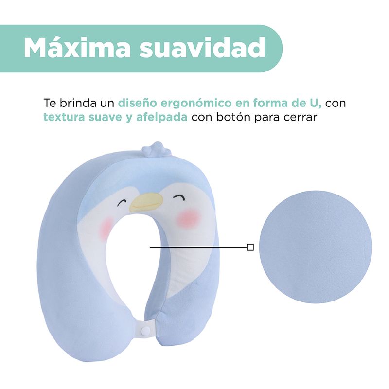 Almohada-de-Viaje-en-Forma-de-U-de-espuma-Ping-ino-Azul-4-20629