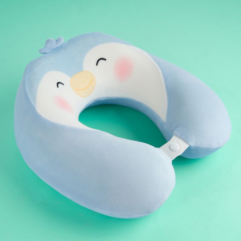 Almohada-de-Viaje-en-Forma-de-U-de-espuma-Ping-ino-Azul-6-20629