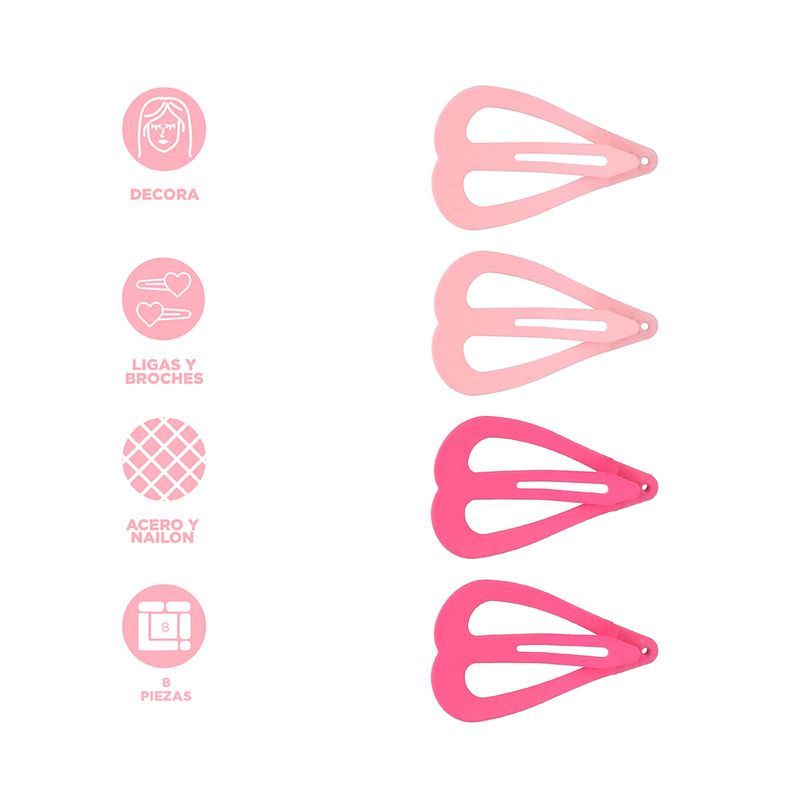Set-de-Accesorios-para-Cabello-Miniso-Serie-Pink-Corazones-8-Pzas-4-20701