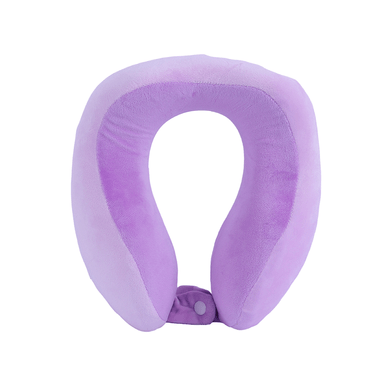 Almohada de Viaje en espuma en Forma de U para el Cuello Purpura