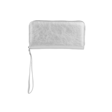 Cartera para Mujer Metalica con Correa Plateada