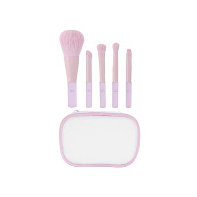 Mini Brochas de Maquillaje Pink con estuche