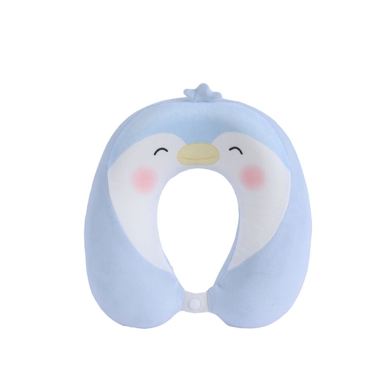 Almohada-de-Viaje-en-Forma-de-U-de-espuma-Ping-ino-Azul-1-20629