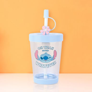 Vaso  Plástico Serie Lilo & Stitch  Disney  535 Ml Azul