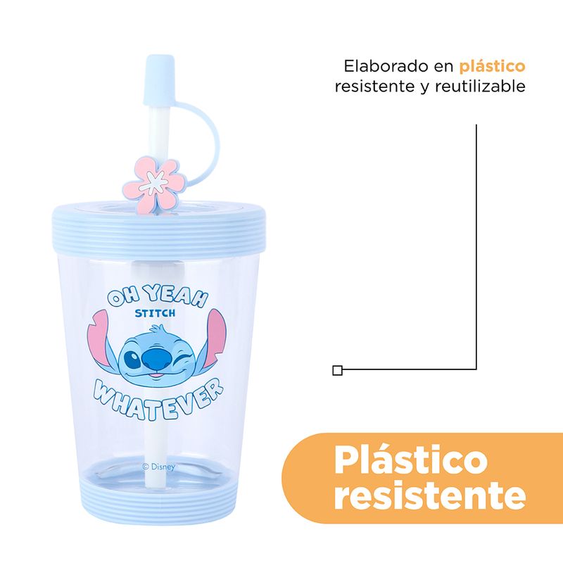 Vaso-Pl-stico-Serie-Lilo-Stitch-Disney-535-Ml-Azul-7-20954