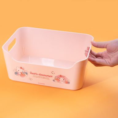 Organizador de Plastico Rosa sin Tapa  Coleccion  Sanrio Strawberry