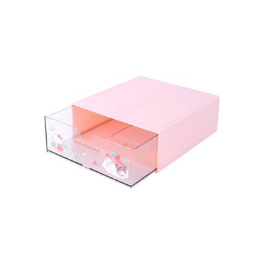 Organizador de Plastico Rosa L Coleccion Strawberry Sanrio