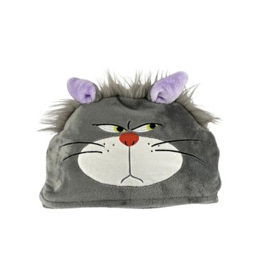Manta Lucifer con Capucha Disney Cat Collection Gris