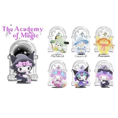 Caja Sorpresa con Figura Personajes Sanrio Academia de Magia