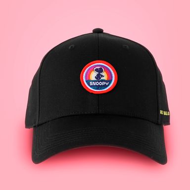 Gorra de Beisbol Snoopy  Serie Little Space Explorer Negro