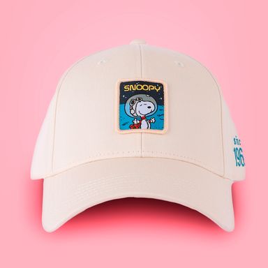 Gorra de Beisbol Snoopy Serie Little Space Explorer Beige