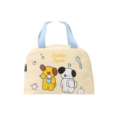 Lonchera Miniso Serie Doggie Power Moni Y Bagel Amarillo