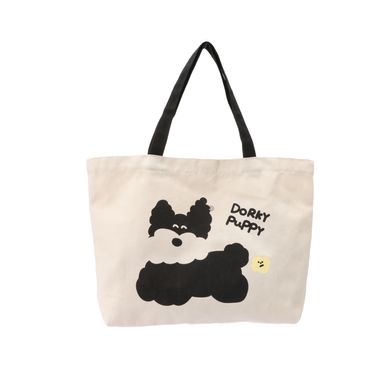 Bolso de Compras Serie Doggie Power Blanco