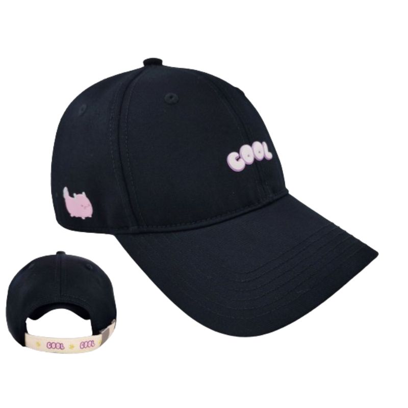 Gorra-de-Beisbol-Miniso-Serie-Ajolote-Tierno-Negro-1-21234