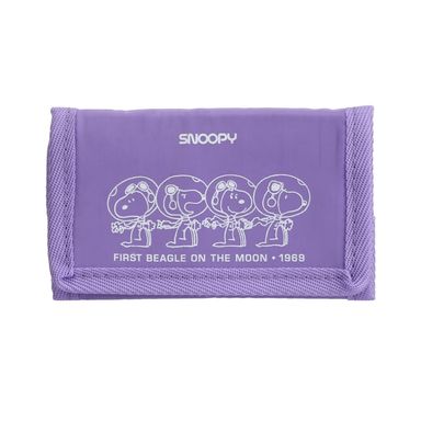 Billetera  Casual Snoopy  Serie Little Space Explorer Morado