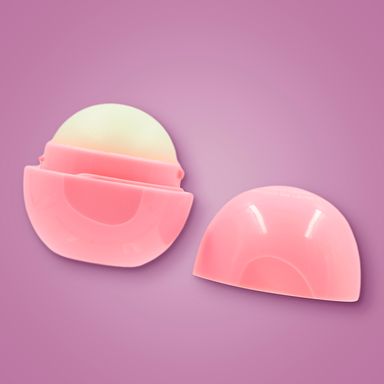 Bálsamo Labial Hidratante Redondo Serie Miniso Fresa