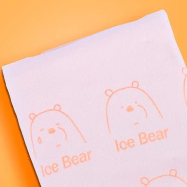 Toalla de Baño en Microfibra de la Serie We Bare Bears Naranja