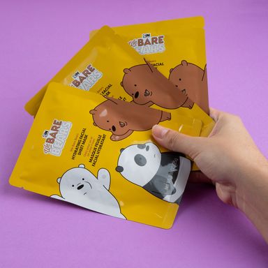 Mascarilla Facial Hidratante Serie We Bare Bears