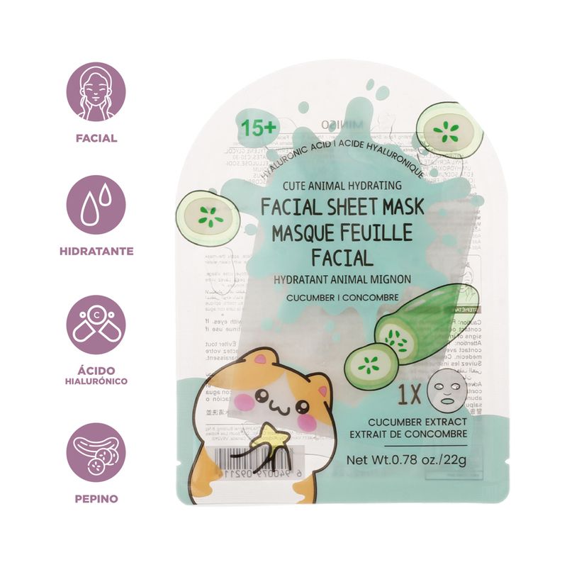 Mascarilla-Facial-Hidratante-Cute-Animal-Pepino-4-21380