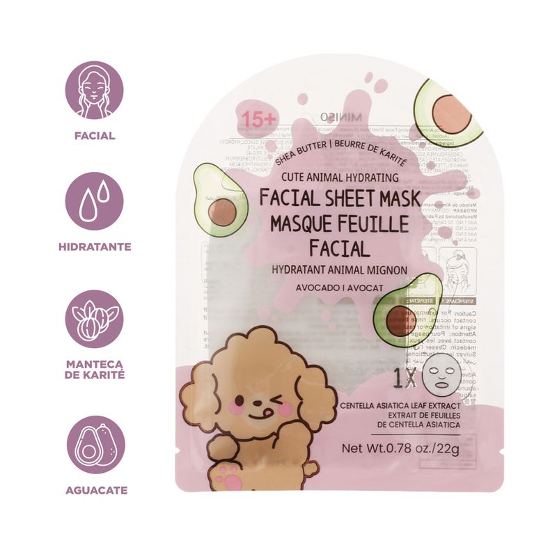 Mascarilla-Facial-Hidratante-Cute-Animal-Aguacate-4-21381