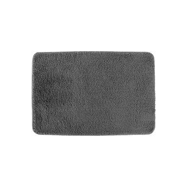 Tapete Decorativo de Felpa de Color Solido Gris