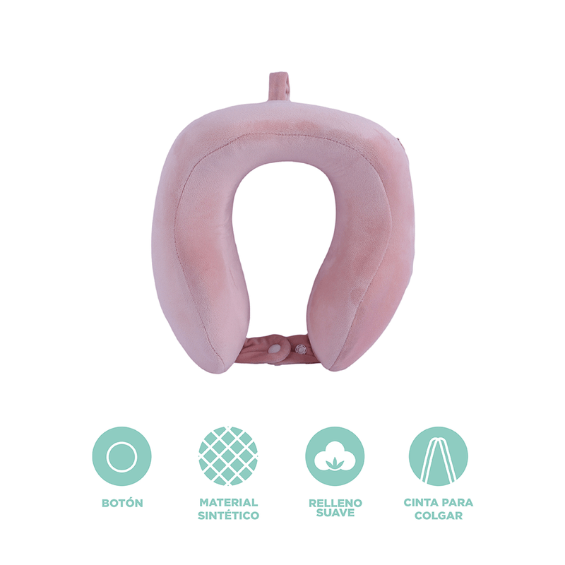 Almohada-de-Viaje-en-Forma-de-U-de-Espuma-Viscoelastica-Rosa-4-21520