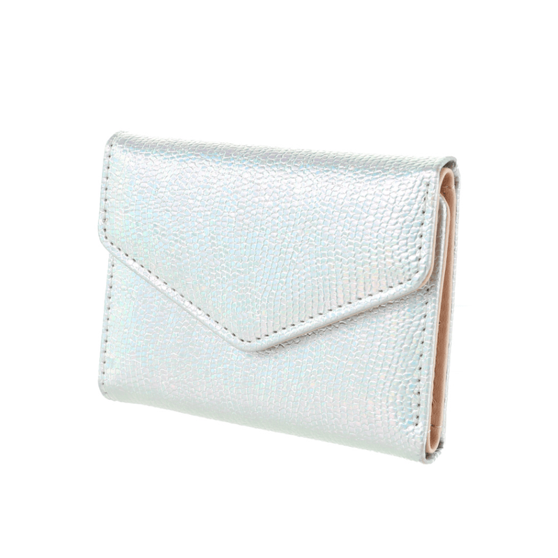 Cartera-para-Mujer-con-Broche-Miniso-Metalizada-Plata-2-21555