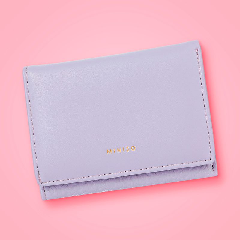 Cartera Mujer Piel Modamoda - Pequeña, Color Lila, Cremallera, 6 Ranuras Tarjetas, Hecha A Mano