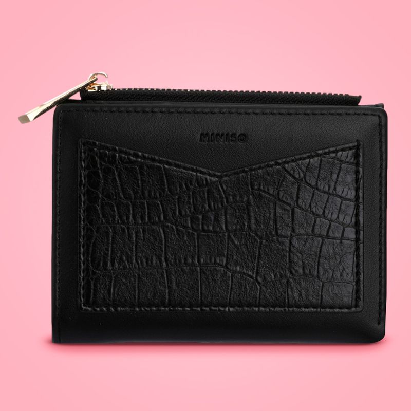 Cartera-para-Mujer-Mediana-Miniso-Vitality-Negro-3-21578