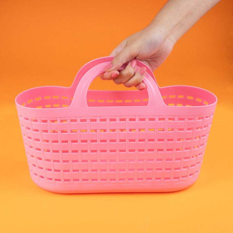 Organizador-de-Plastico-en-Forma-de-Bolsa-Serie-Tejida-Rosa-2-21616