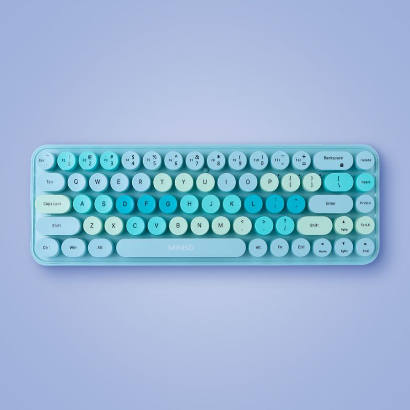 Teclado-Inalambrico-de-Moda-Modelo-Sk-676Ag-Verde-Miniso-2-21781