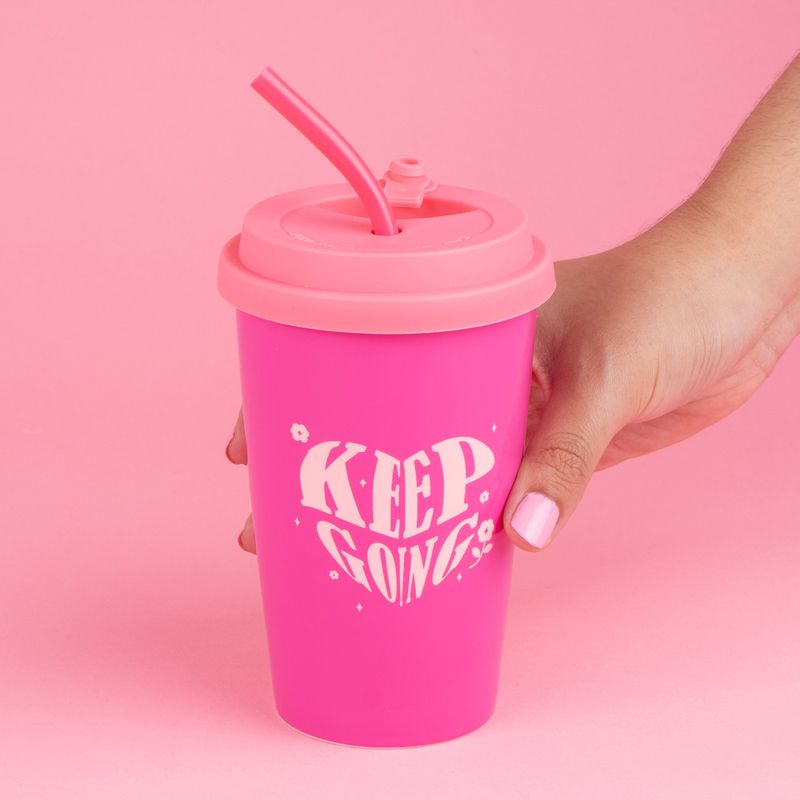 Vaso-de-Ceramica-de-400Ml-con-Tapa-y-Pitillo-Rosa-2-21663