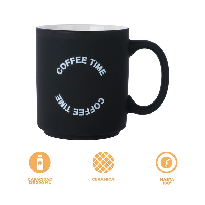 Taza-de-Ceramica-de-390Ml-Coffee-Time-Negra-4-21665