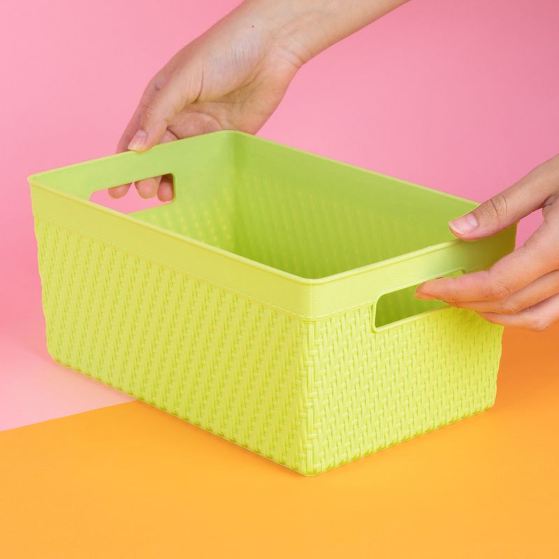 Organizador-de-Plastico-L-25-5Cm-Verde-2-21627