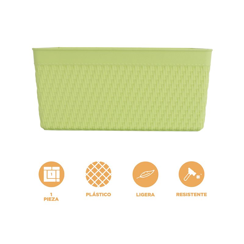 Organizador-de-Plastico-L-25-5Cm-Verde-3-21627