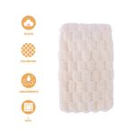Toalla-de-Manos-en-Microfibra-Cuadros-Beige-3-21680