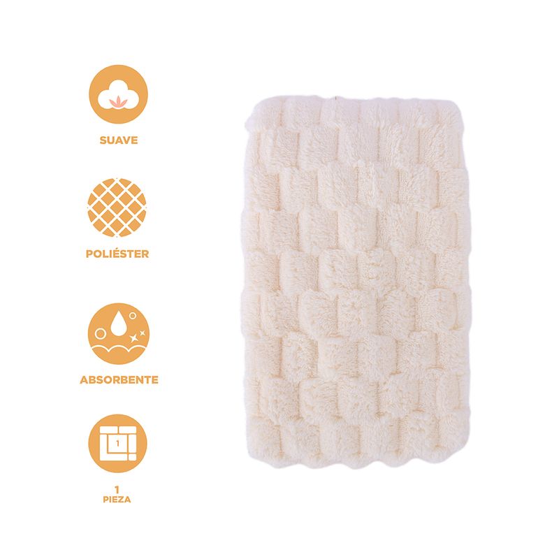 Toalla-de-Manos-en-Microfibra-Cuadros-Beige-3-21680