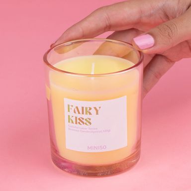 Vela Aromatica Miniso Serie Colorful Laser Fairy Kiss 120Gr